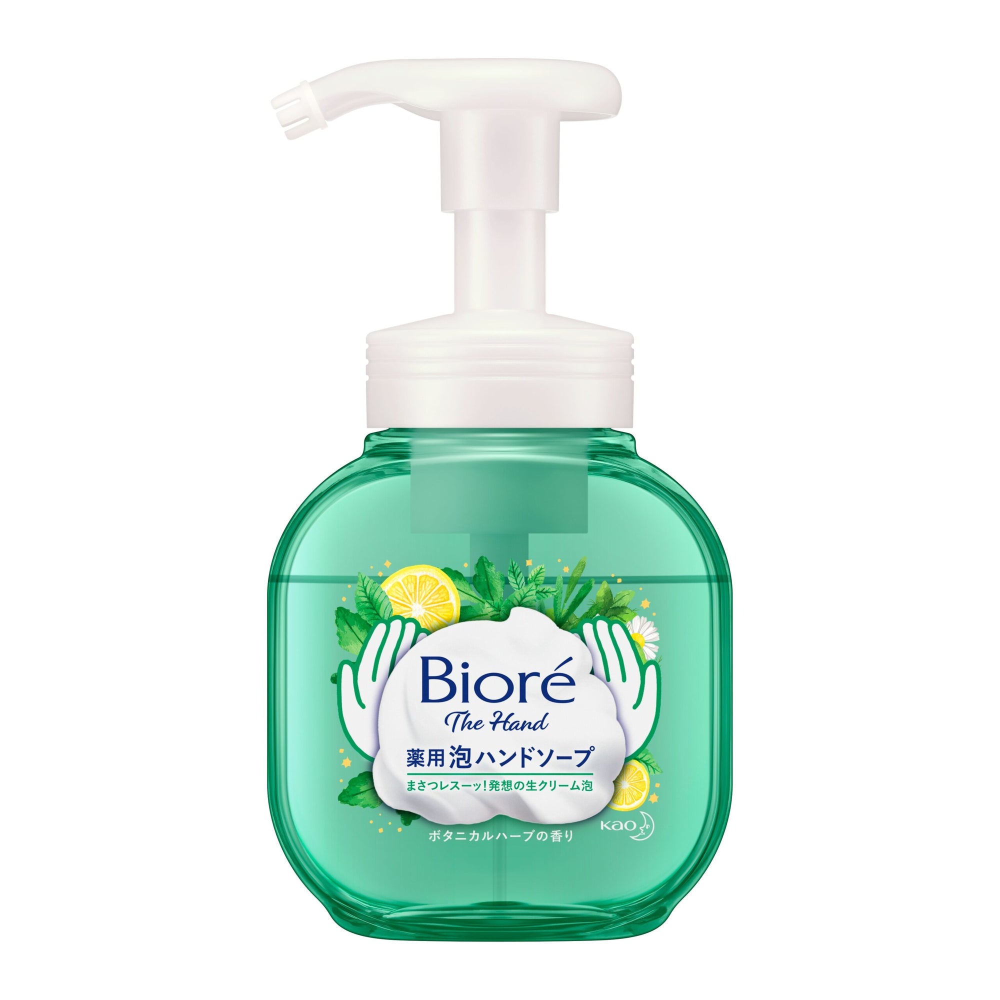 [6-PACK] Kao Japan Biore Hand Sanitisers Medicated Ultra Fine Cream Foam Gentle Cleansing 250ml ( 2 Scents Available ) Herb