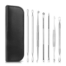 Load image into Gallery viewer, Blackhead Remover 7 Piece Tool Kit For Pimple Extraction Blemish Suction Removal
