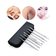 Load image into Gallery viewer, Blackhead Remover 7 Piece Tool Kit For Pimple Extraction Blemish Suction Removal
