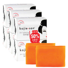 Load image into Gallery viewer, 6x Kojie San Soap Bar - 135g Skin Lightening Kojic Acid Natural Original Bars
