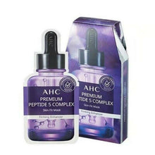 Load image into Gallery viewer, AHC Premium Peptide 5 Complex Skin Fit Mask (27ml x 5) Firming Enhancer
