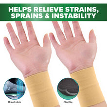 Load image into Gallery viewer, 1st Care 12PCE Elastic Compression Wrist Supports Breathable Flexible 3 Sizes
