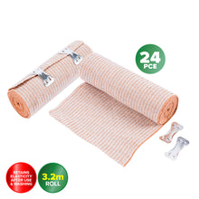 Load image into Gallery viewer, 1st Care 24PCE Elastic Bandages Flexible Stretchy Reusable Washable 3.2m
