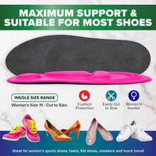 Load image into Gallery viewer, 1st Care 12 Pairs Women 3D Insole Joint Padding Arch Support Heel Cushioning
