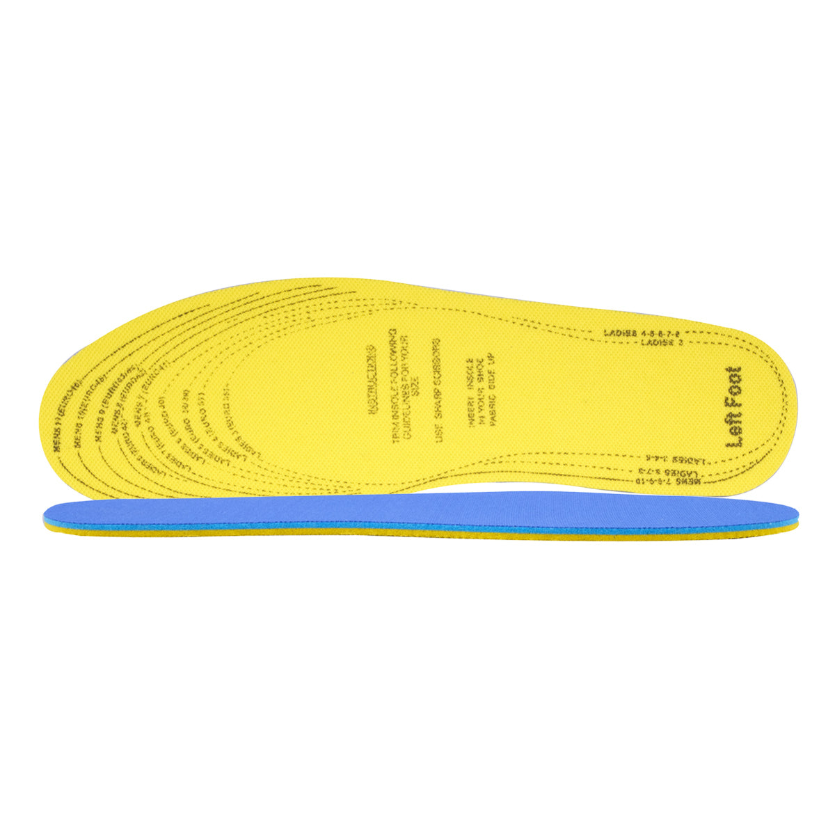 1st Care 24 Pairs Unisex Double Layered Insoles Support & Pressure Relief