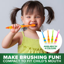 Load image into Gallery viewer, 1st Care 144PCE Kids Toothbrushes Soft Bristles Easy Grip Assorted Colours
