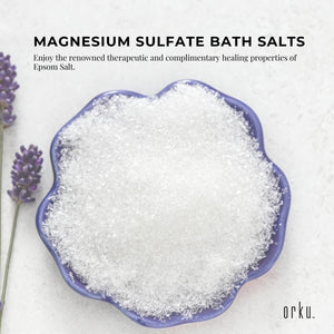 1Kg Orku Epsom Salt - Magnesium Sulphate Bath Salts