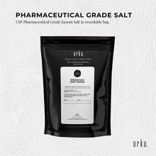 Load image into Gallery viewer, Orku 1kg MgSO2 USP Epsom Salt Pharmaceutical Grade
