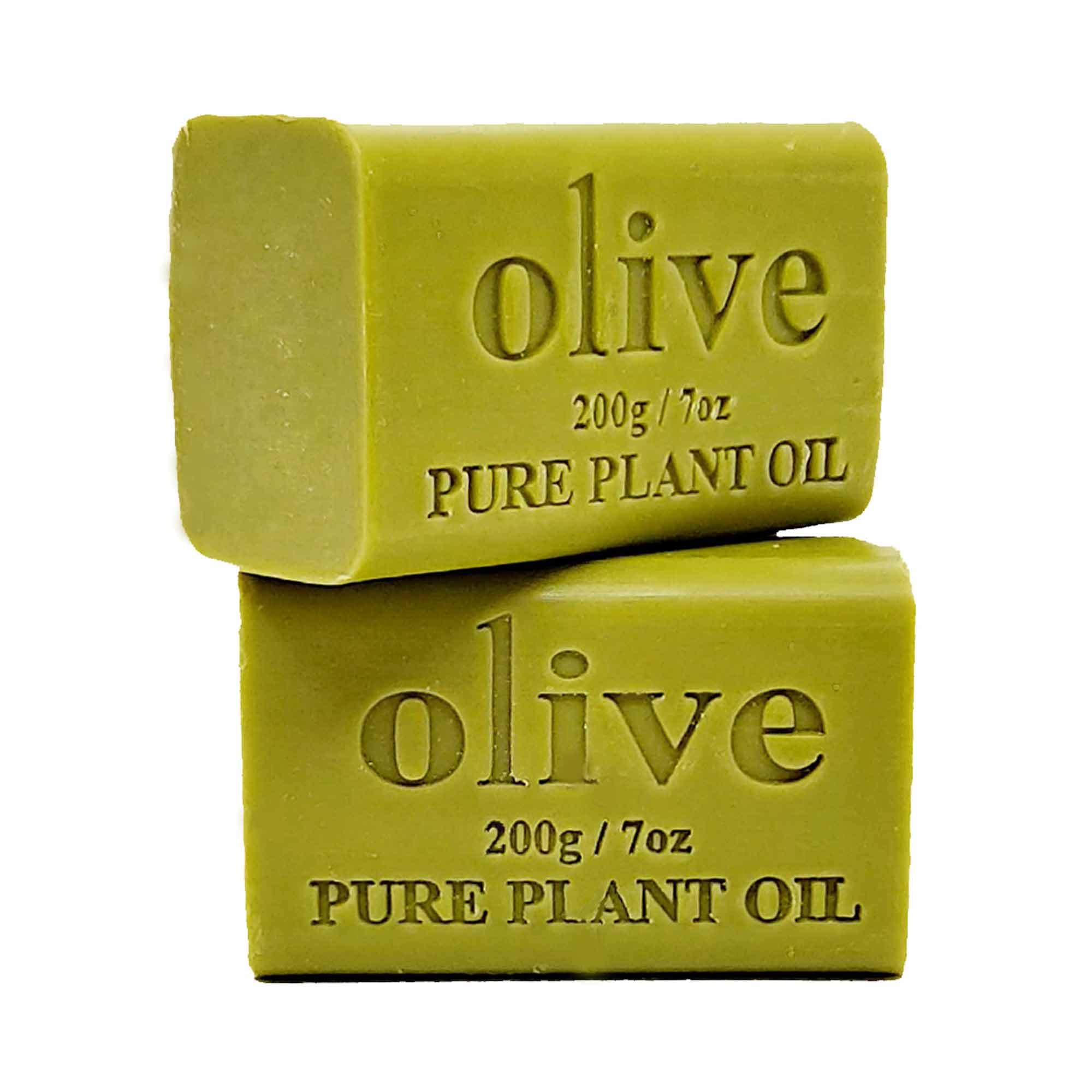 [2x 200g] Plant Oil Soap Olive Scent Pure Natural Vegetable Base Bar Australian