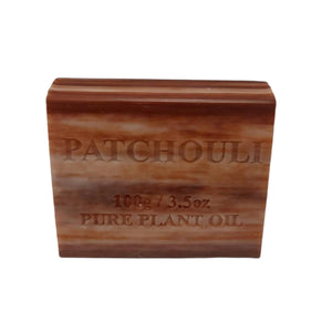 [100 x Pack] 100g Plant Oil Soap Patchouli Scent Pure Natural Vegetable Base Bar